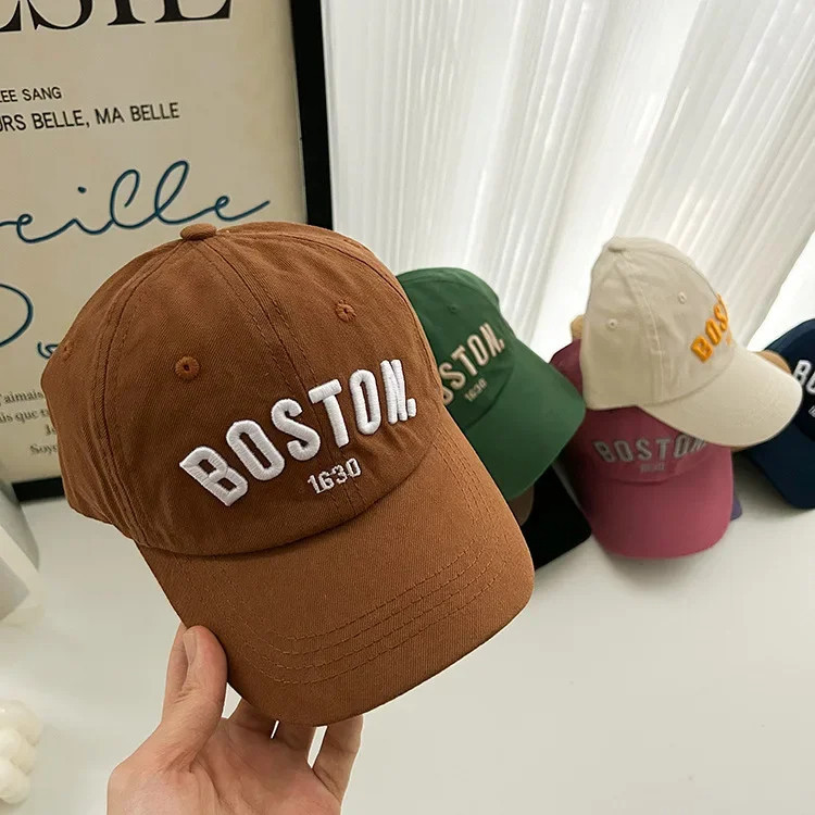 2-6 tahun || Topi baseball anak unisex Boston / topi anak lakilaki dan perempuan santai