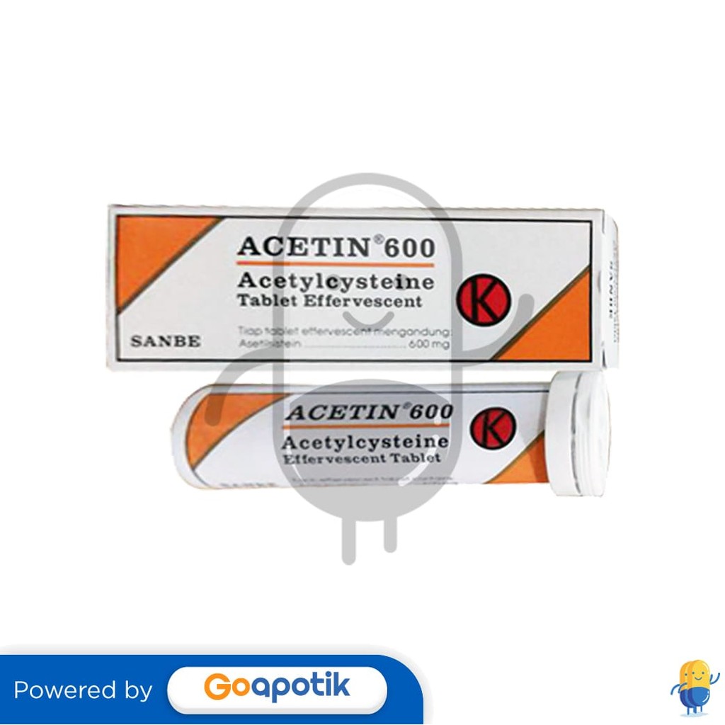 Acetin 600 Mg Tube 10 Tablet Effervescent