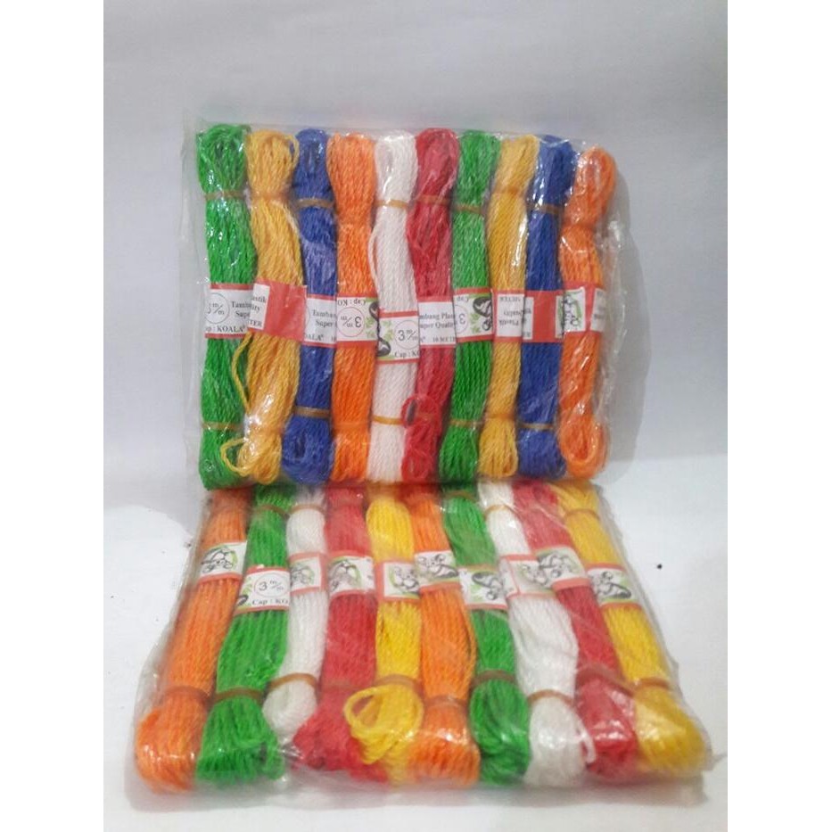 

Hu h TALI TAMBANG PLASTIK SUPER QUALITY KOALA 3MM/ 3 MM PANJANG 10 METER