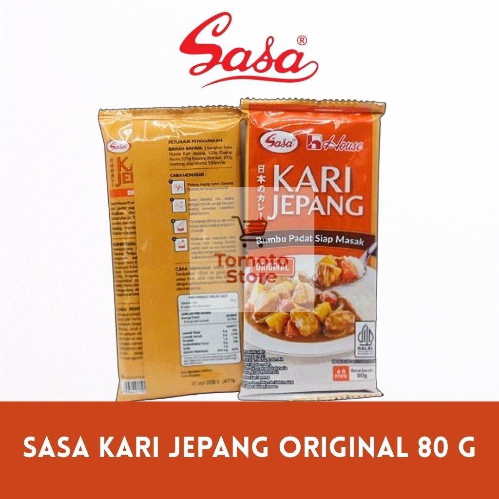 

✨ TOMOTOSTORE ✨ SASA Kari Jepang Bumbu Padat Siap Masak Original 80 gr