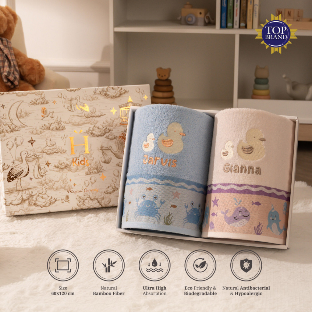 Howel and Co - Sea Kids (Kids Couple Towel)