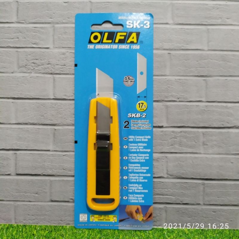 

OLFA SK-3 Pisau Safety Cutter Sub Knife Japan