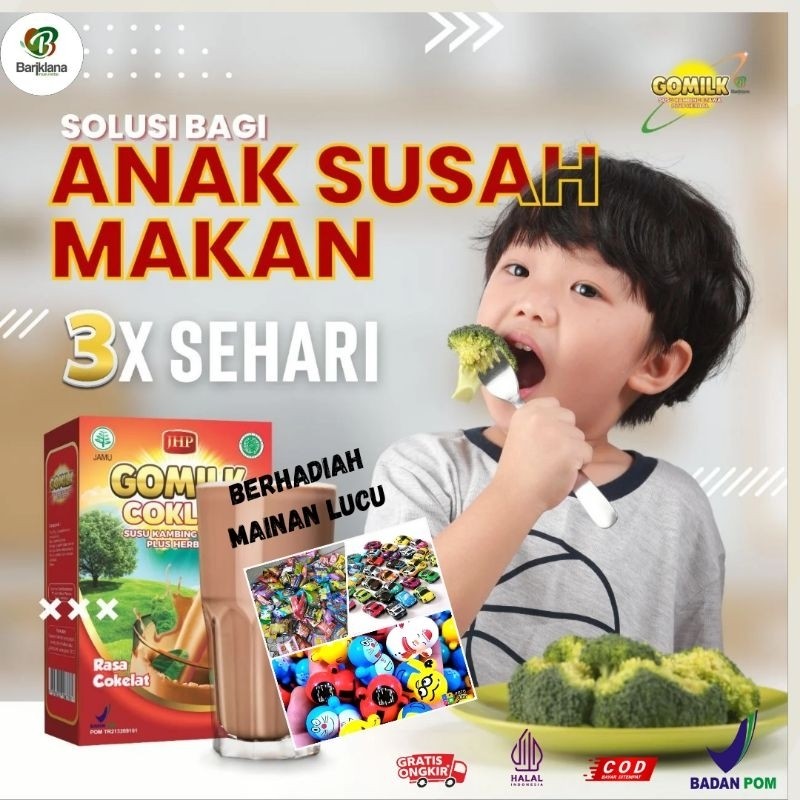 

GOMILK 200 gram SUSU KAMBING ETAWA PENAMBAH NAFSU MAKAN ANAK