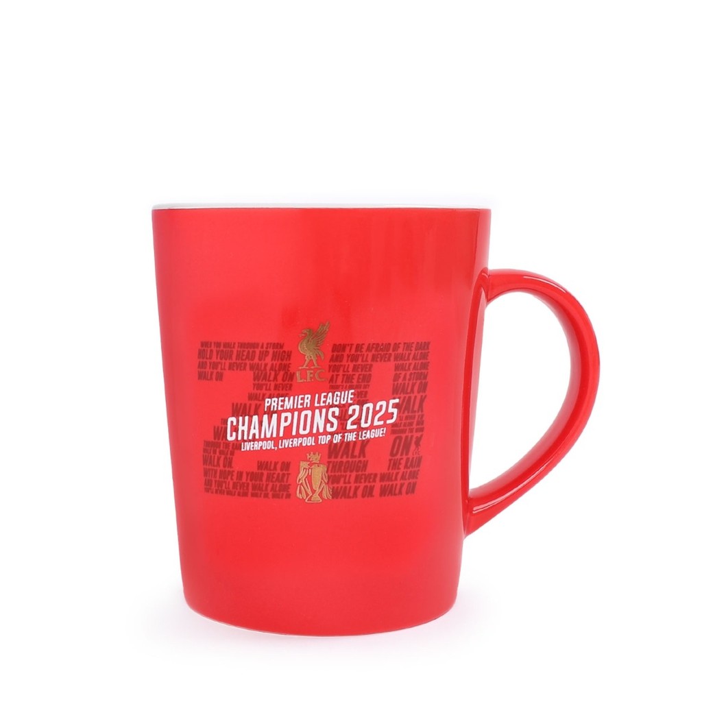 LFC EPL Champions 24/25 Mug Red, Gelas Liverpool FC, Official Licensed Product