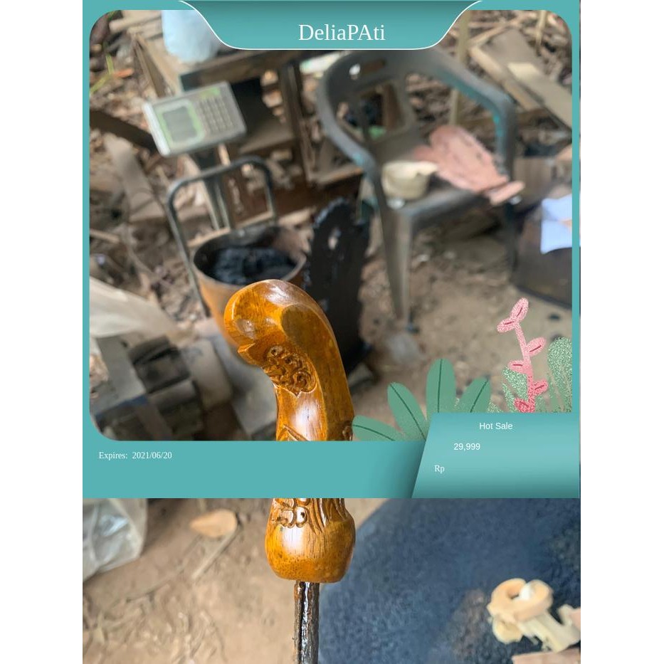 deder keris putri kinurung termurah dari kayu jatifinishingan garap alus bk Keris sengkelat majapahi