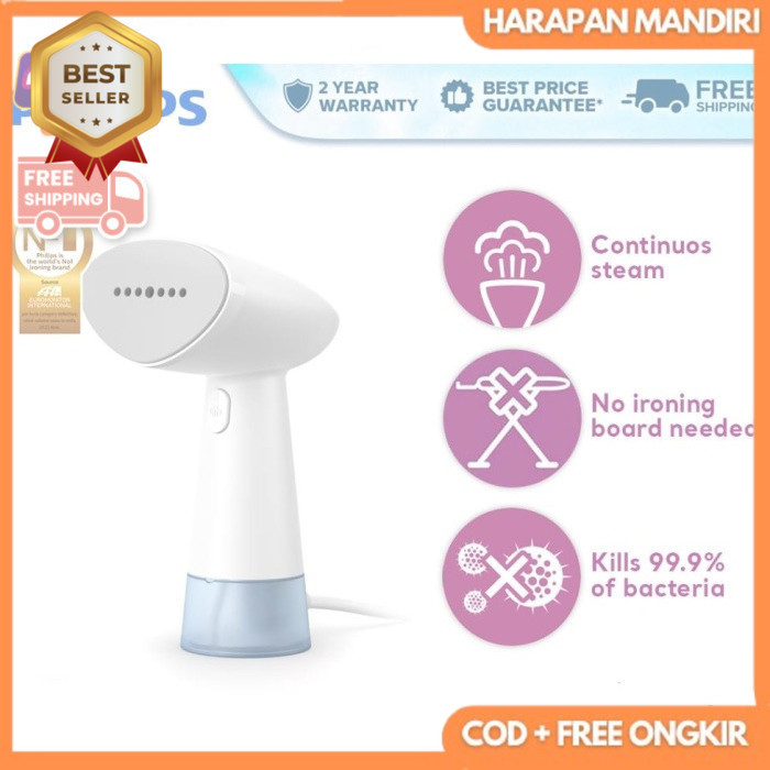 PHILIPS SETRIKA UAP / HANDHELD GARMENT STEAMER WHITE STH1000/10 GARANSI RESMI BR1 PHL