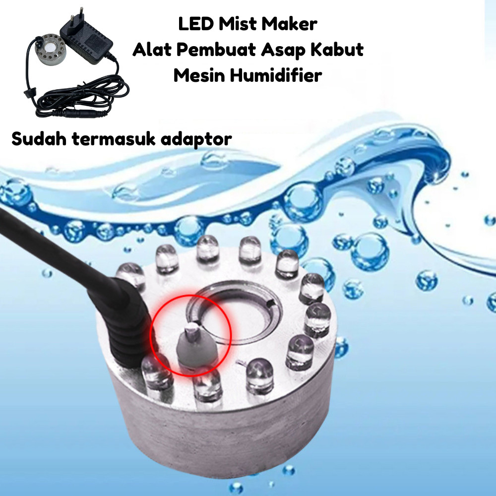 Mist Maker Mesin Uap Asap Humidifier Mesin Kabut Alat Pembuat Asap