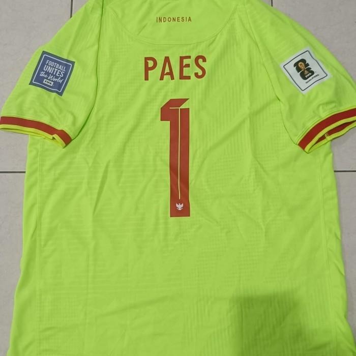 JERSEY BAJU BOLA TIMNAS INDONESIA GK KIPER HIJAU 2024 + NAMESET NEW