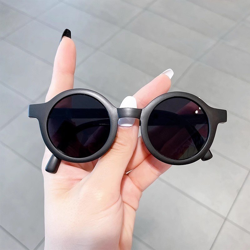 Kacamata Hitam Fashion Anak Bayi Laki-Laki Perempuan Cowok Cewek Vintage Style Retro Trendy Sunglass