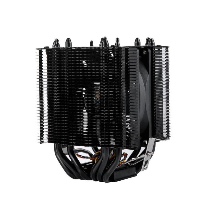 MK QIUZAIM DB 920 BLACK CPU / PC COOLER RGB 90MM SINGLE FAN - 6 Pipes - NON RGB