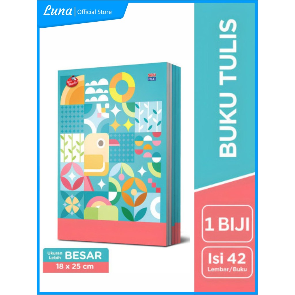 

Buku Tulis Sidu Maxi 42 Lembar Buku Campus Besar Isi 5 Buku Tulis