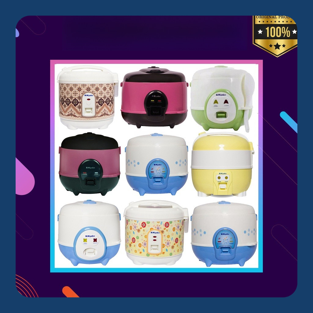 (BAYAR DI TEMPAT) Magic Com Miyako MCM606 / MCM 609 / MCM 612 - Rice Cooker Miyako PSG607 / MCM610 /