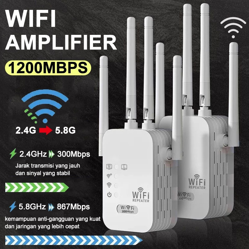 【COD】1200M Wifi Repeater/Wireless Repeater/Network Extender/Wifi Signal Range Extender/WiFi Repeater