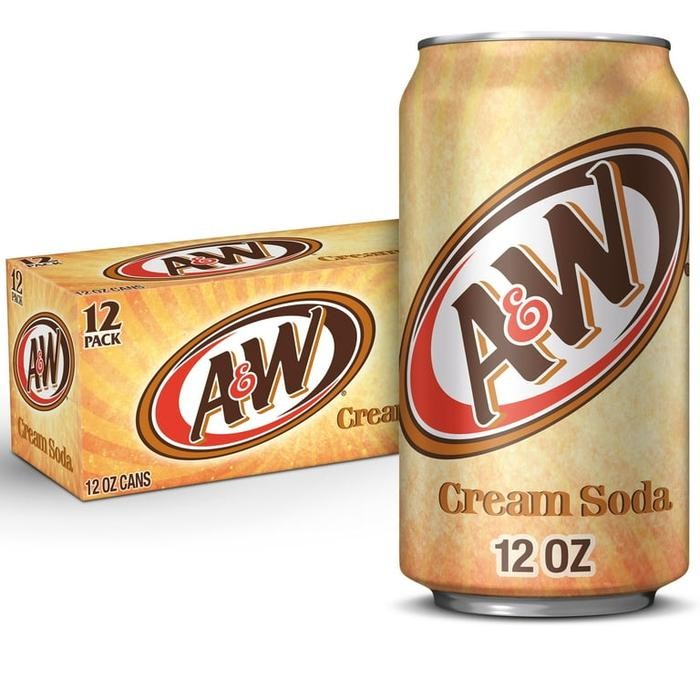 

A&W Cream Soda Pop - 12 fl oz (12 Pack Cans)