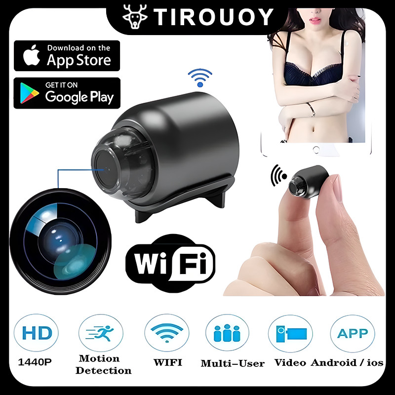 Pemotretan sudut super lebar CAMERA MINI WIFI HIDDEN CAMERA Pemotretan 4K HD CAMERA WIFI MINI HIDDEN