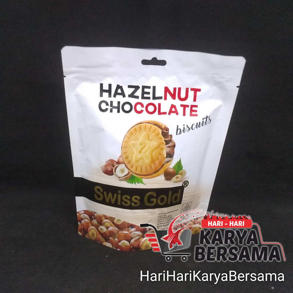 

SWISS GOLD BISCUITS HAZELNUT CHOCOLATE 100GR
