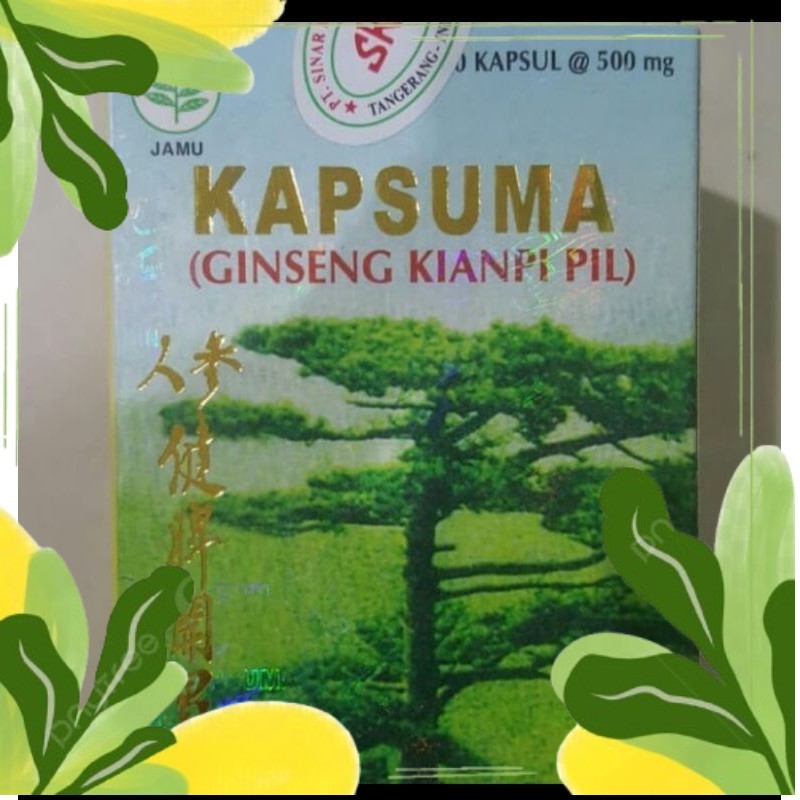 

BEBAS ONGKIR~ASLI ORIGINAL!!!! Jamu Kapsuma / Ginseng kianpi pil isi 60 kapsul - untuk nafsu makan apotektutop~