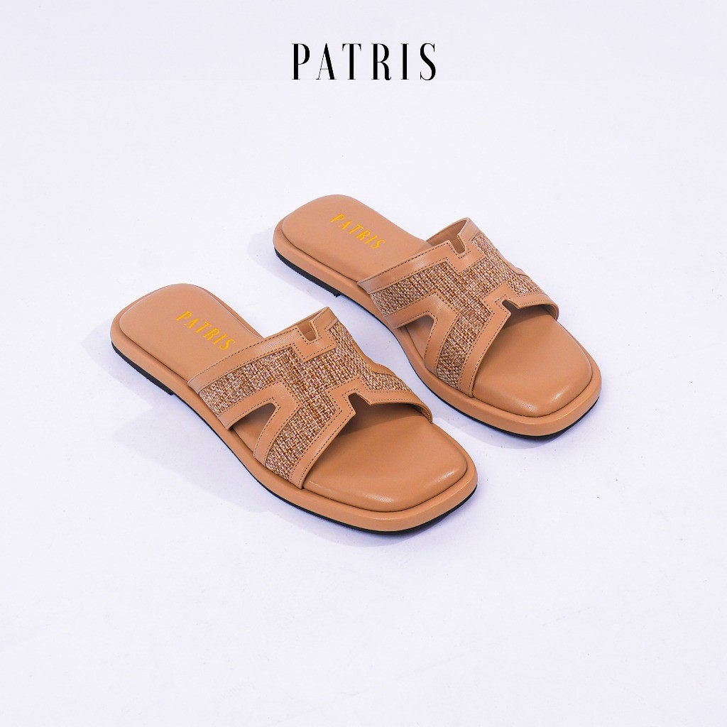 PATRIS Ava Sandal Wanita Flat / Teplek Biscuit