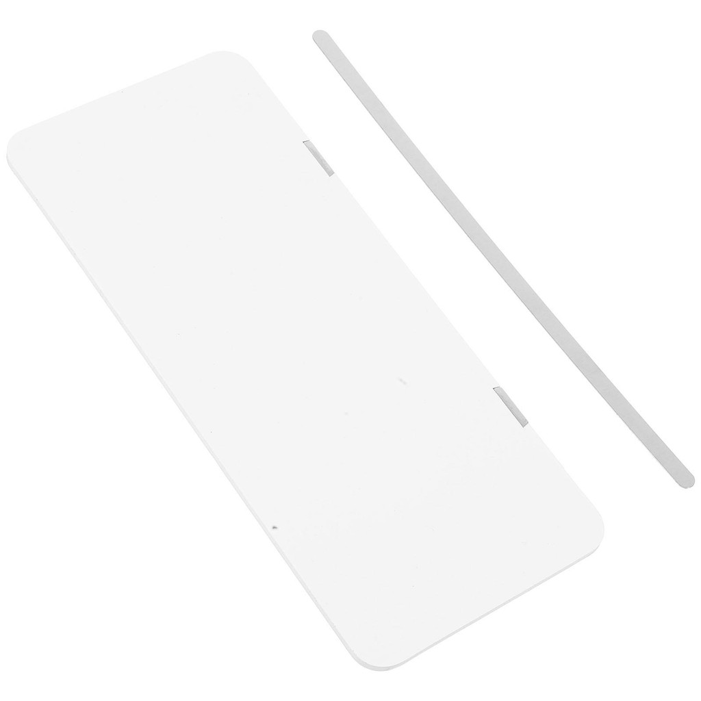 

Computer Screen Message Board Monitor Memo Holder Desk Accessories White Magnetic Side Panel Erasable Surface Easy Clean