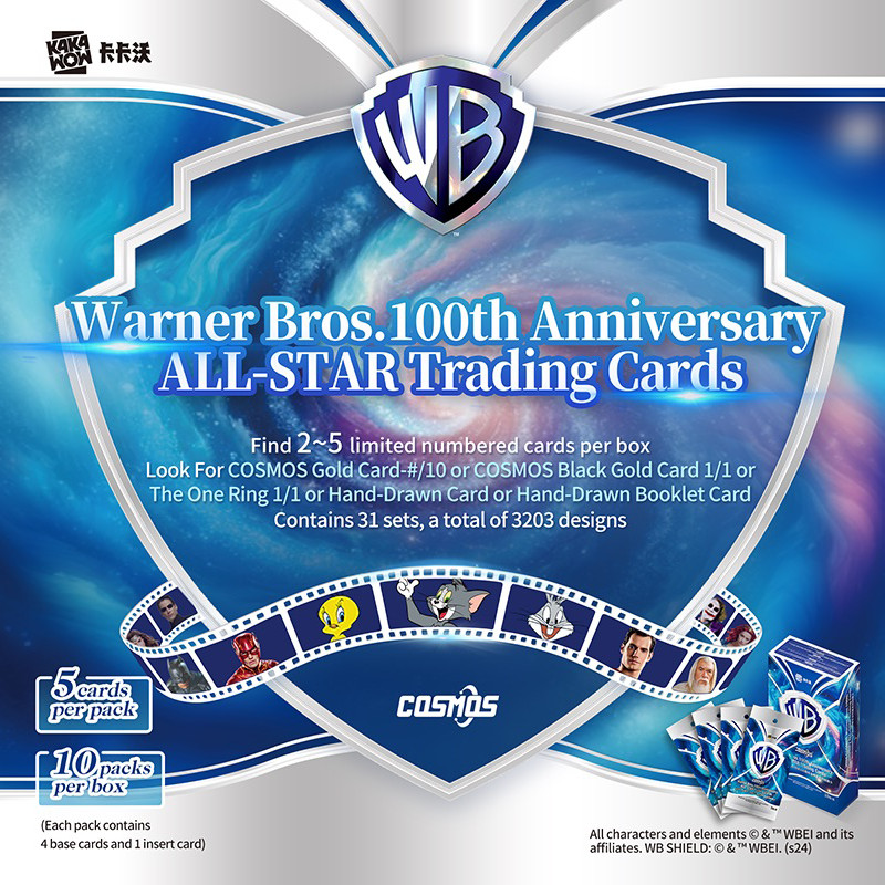 

Kakawow 2024 COSMOS Warner Bros.100th Anniversary ALL-STAR Trading Cards