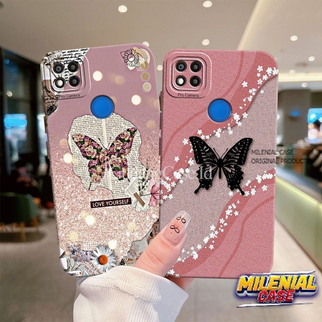 Milenial Case - Soft Case Redmi 9C / Redmi 10A / Redmi 9A / Redmi 10C / Poco C40 Silikon Lentur Moti