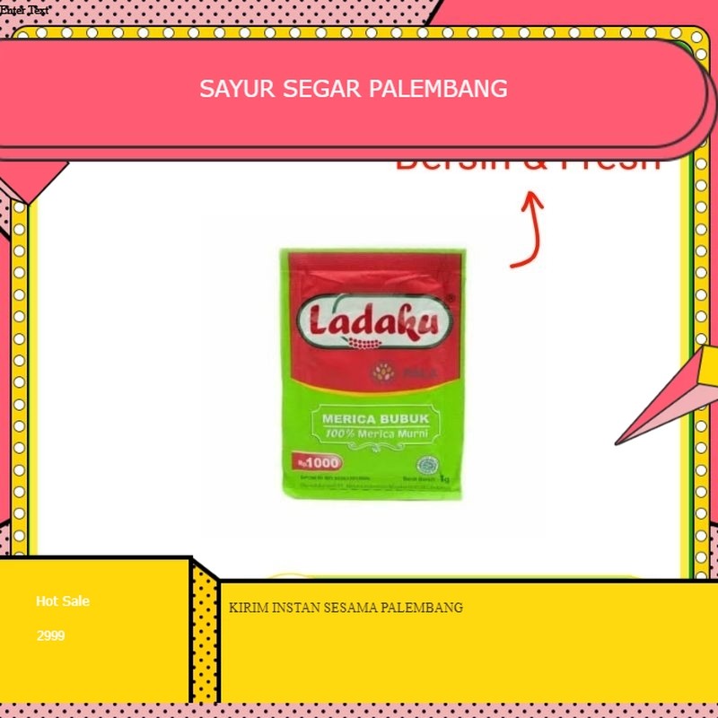 

Ladaku Merica Bubuk - Toko Sayur Diamond Palembang