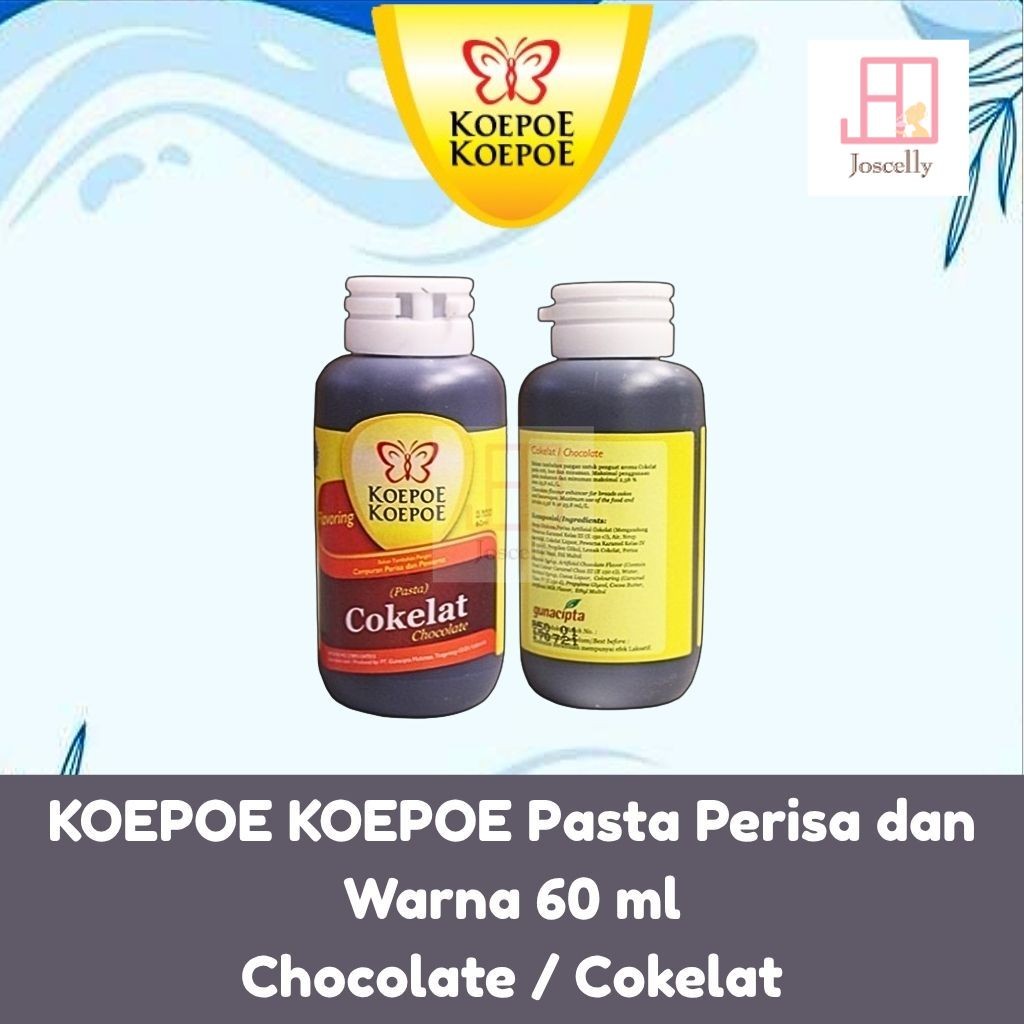 

JOSCELLY.ID KOEPOE KOEPOE Pasta Perisa dan Warna Chocolate / Cokelat