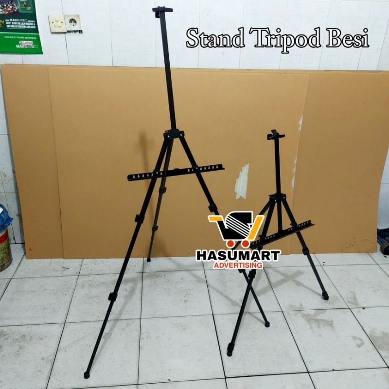 Tripod Stand Besi / Stand Akrilik Sign / Tripod Frame Co