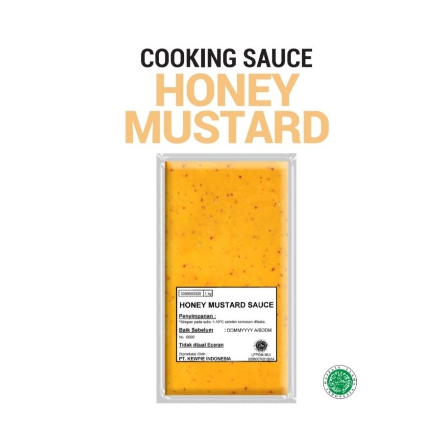 

Kewpie Honey Mustard Sauce 1kg | Saus Madu Mustard HALAL