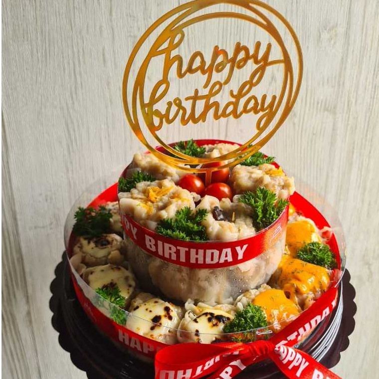 

Dimsum Cake Birthday isi 30 pcs ( kirim instan)