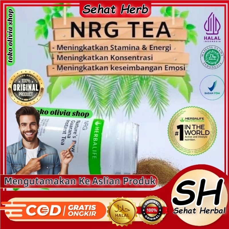 NRG TEA HERBALIFE          ~ %  herbalife nrg pembakar lemak ori pelangsing penurun berat badan cepa