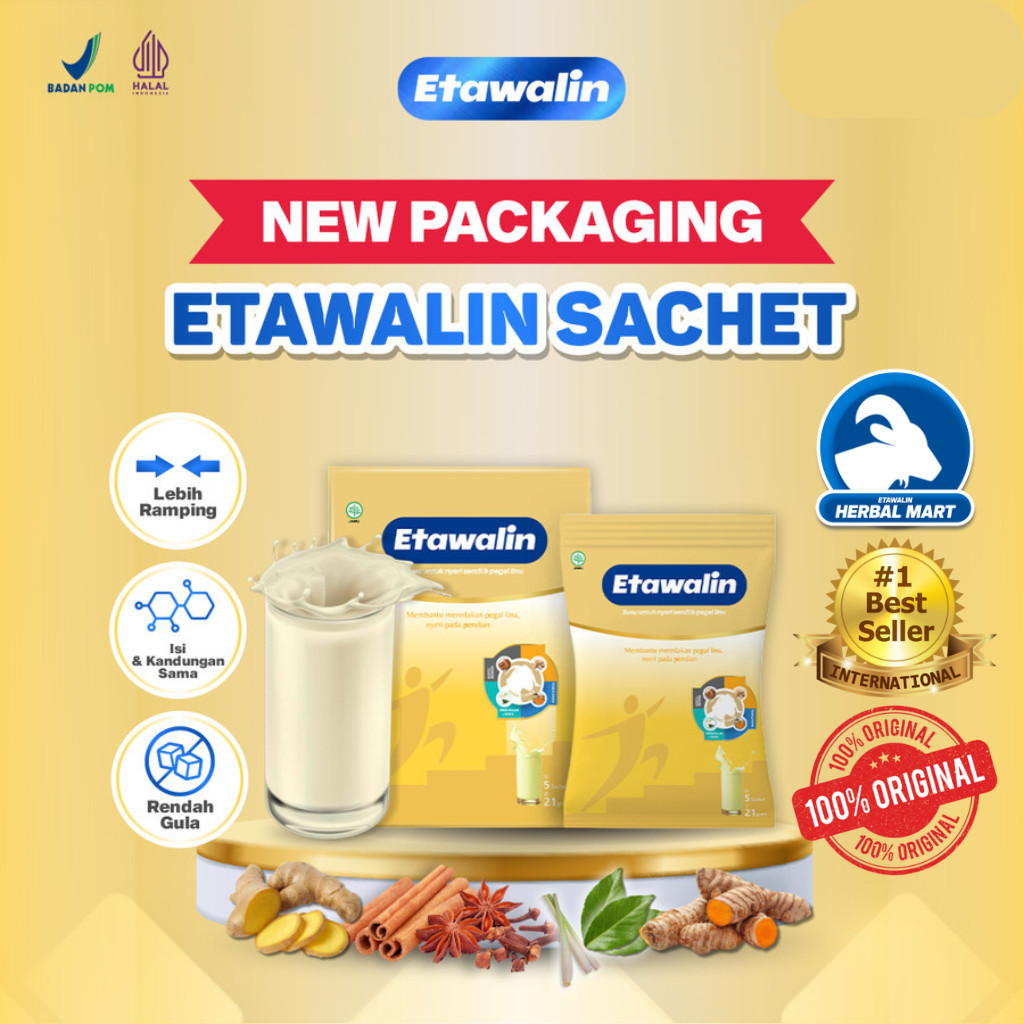 

Etawalin Sachet Isi 10 Pcs Susu Kambing Cegah Permasalahan Sendi dan Tulang Original Asli