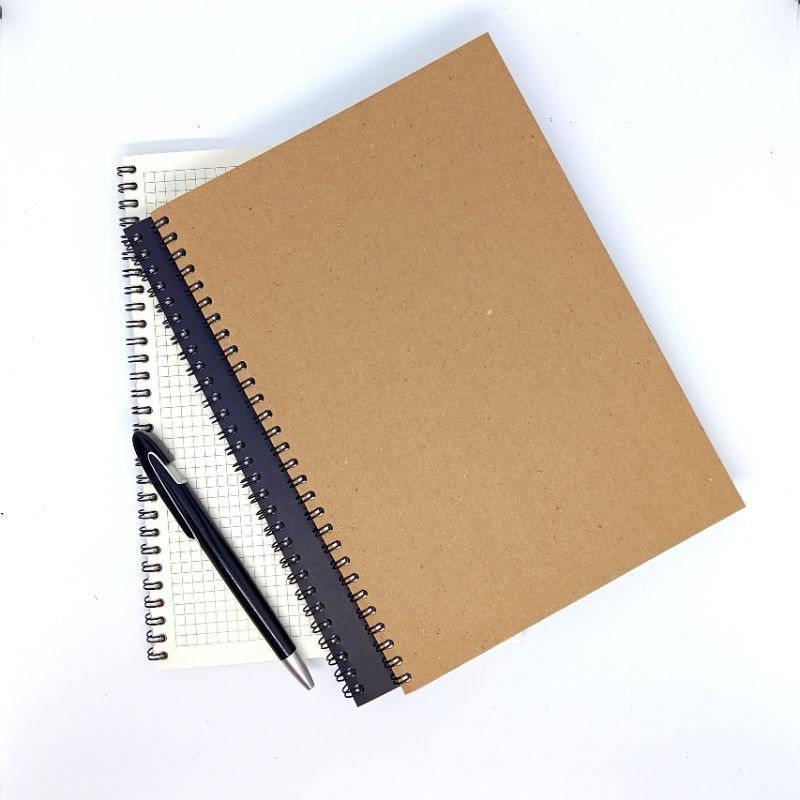 

NOTEBOOK B5/VINTAGE JURNAL BOOKPAPER Buku Tulis Notepad Spiral GRID/KOTAK2 DOTTED/TITIK2 BLANK/POLOS