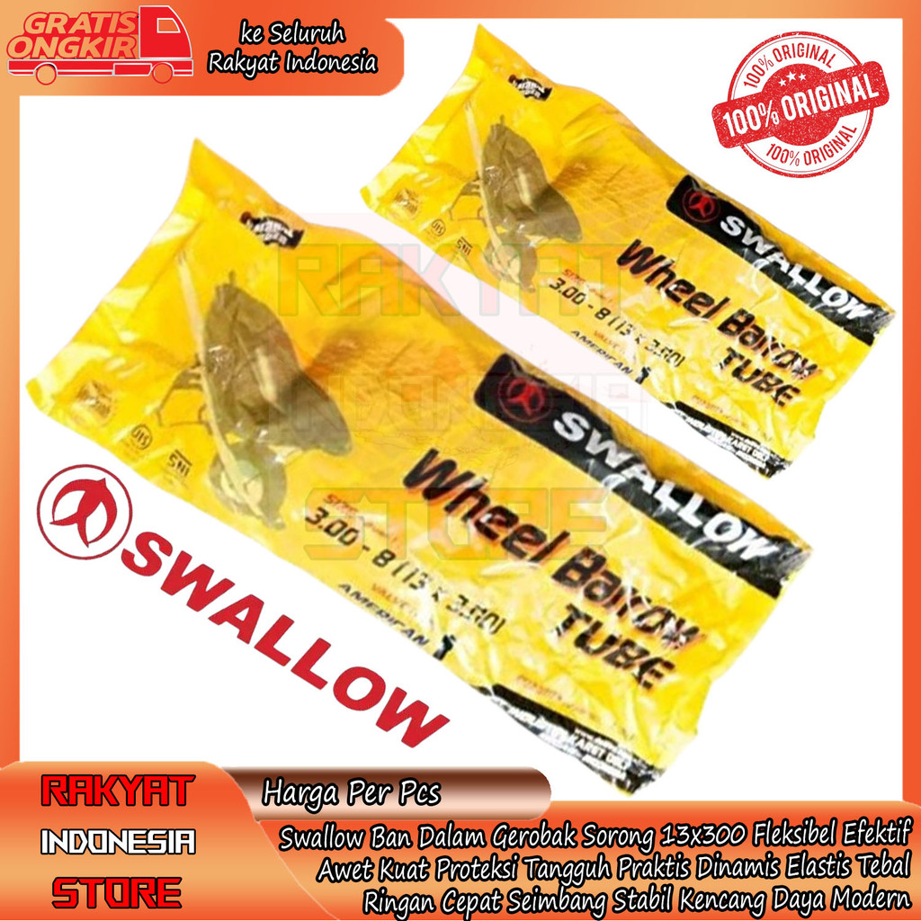 Swallow Ban Dalam Gerobak Sorong 13x300 Fleksibel Efektif Awet Kuat Proteksi Tangguh Praktis Dinamis