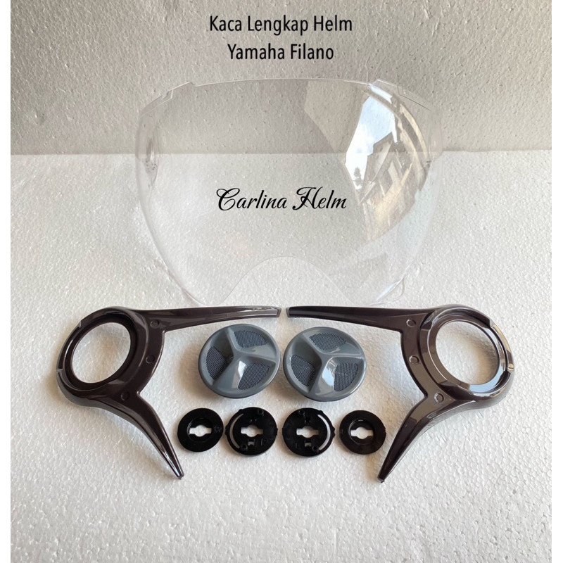 Paket Kaca Lengkap Helm Yamaha Grand Filano OriginalCO