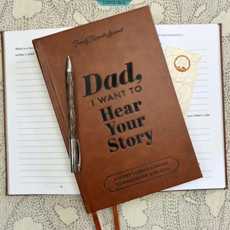 

Buku Jurnal Leather Journal Personalized Father Guided Notebook - BK3