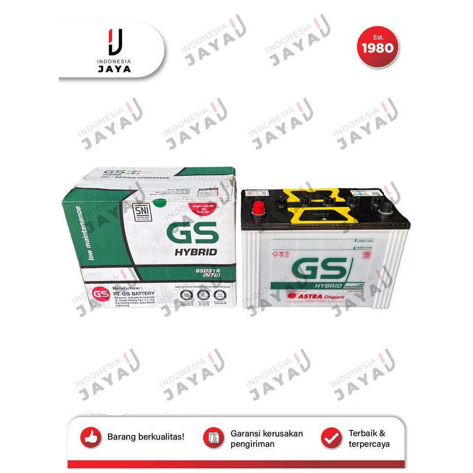 Aki GS Astra Hybrid N70 & 65D31R