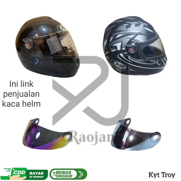 Kaca helm Kyt Troy Visor helm Kyt Troy