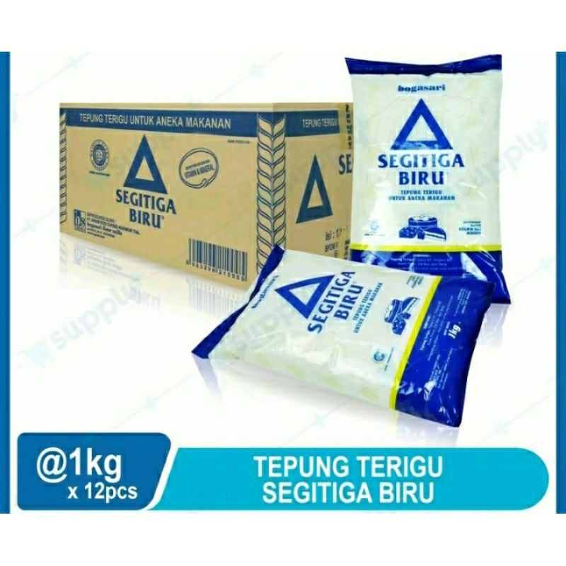 

Trigu Segitiga Biru 1kg - Tepung Terigu Serbaguna Berkualitas Tinggi