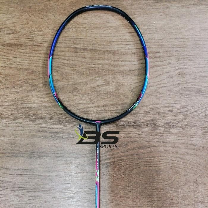 RAKET BADMINTON RAKET LINING WINDSTORM 72 ORIGINAL - Black, Tas + Raket