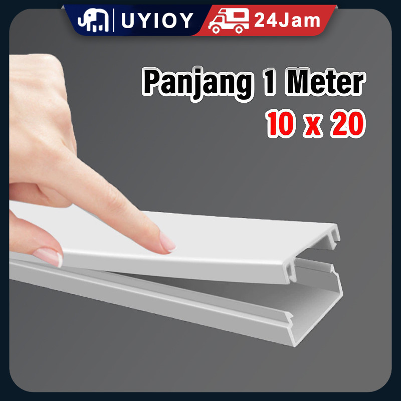Pipa Listrik Wiring Cable Duct Trunking Pvc /Kotak Dinding Lantai/ Penutup Kabel Duct