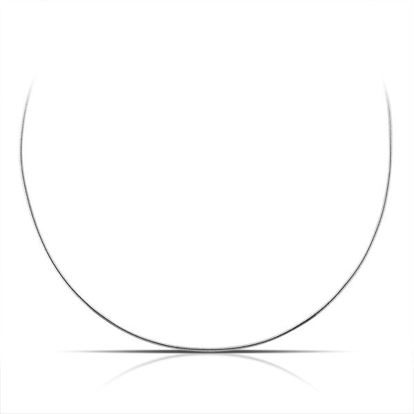 Kalung Perak Rantai Snake -Snake Chain Silver Necklace