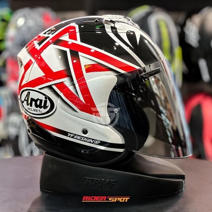 Helm Motor ARAI VZ-RAM Nakano Half Face Helmet Original Japan