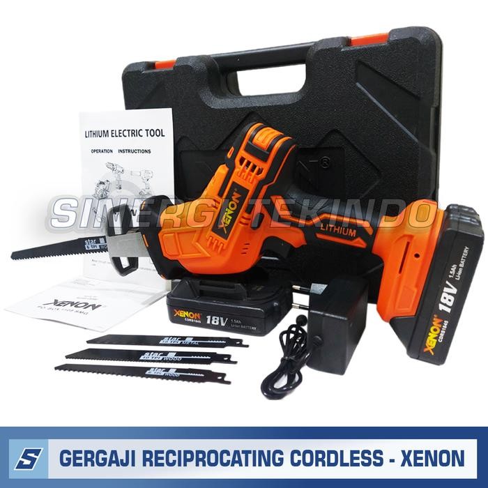 Mesin Gergaji Potong Baterai - XENON Cordless Reciprocating Saw [18V]