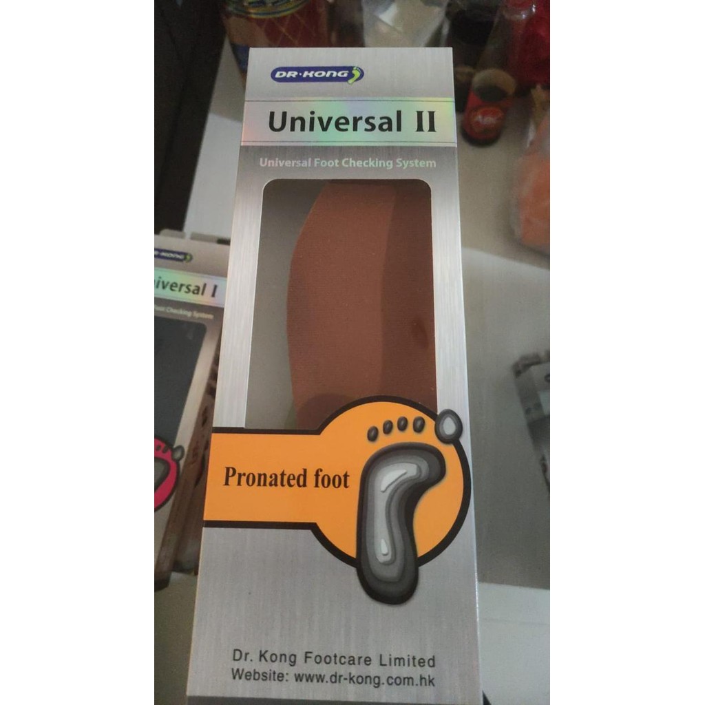 [Promo] Dr.Kong Universal II 2 Sol Dalam Sepatu Insole Flatfoot Dr. Kong - 37