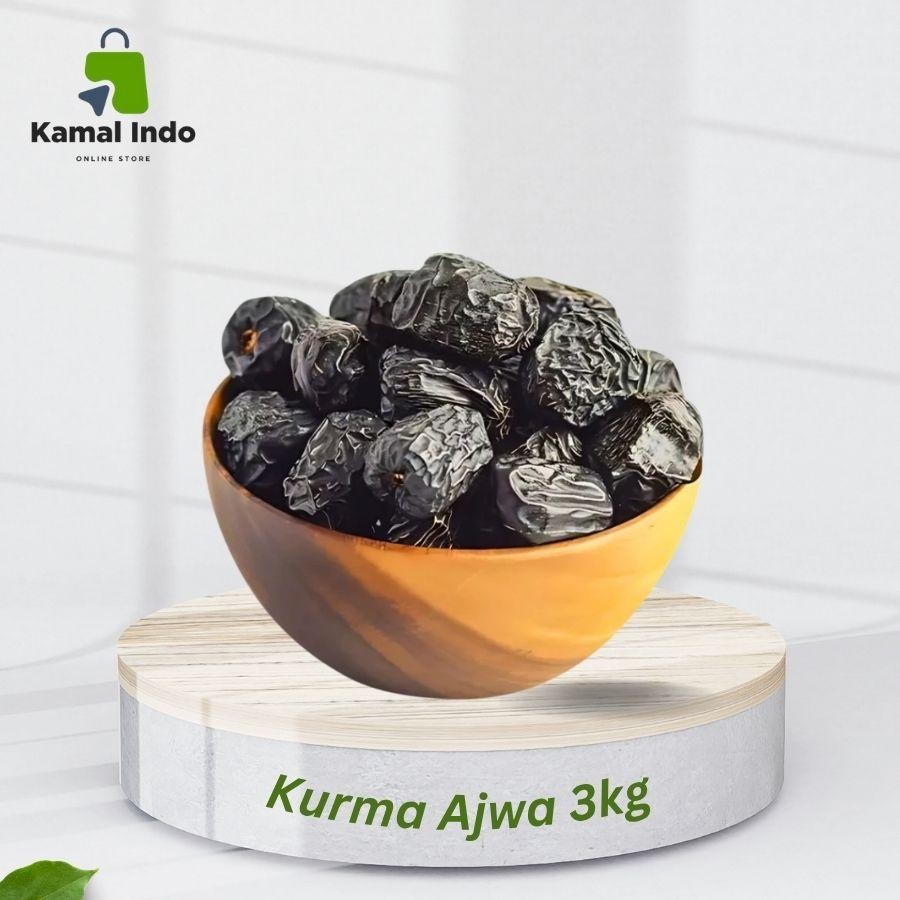 

Kurma Ajwa/Kurma Nabi 1box isi 3kg From Kamal Indo