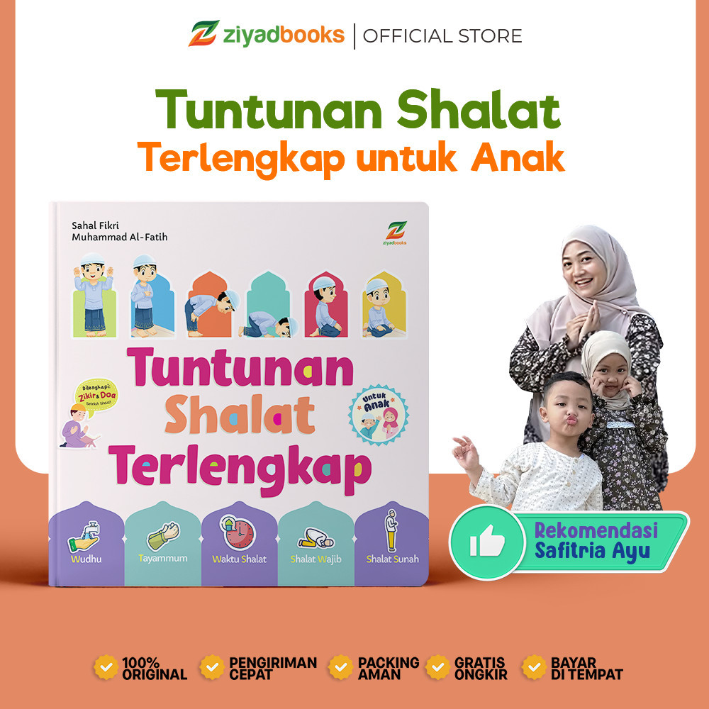 Tuntunan Shalat Terlengkap Untuk Anak - Buku Sholat Anak Bergambar Lengkap