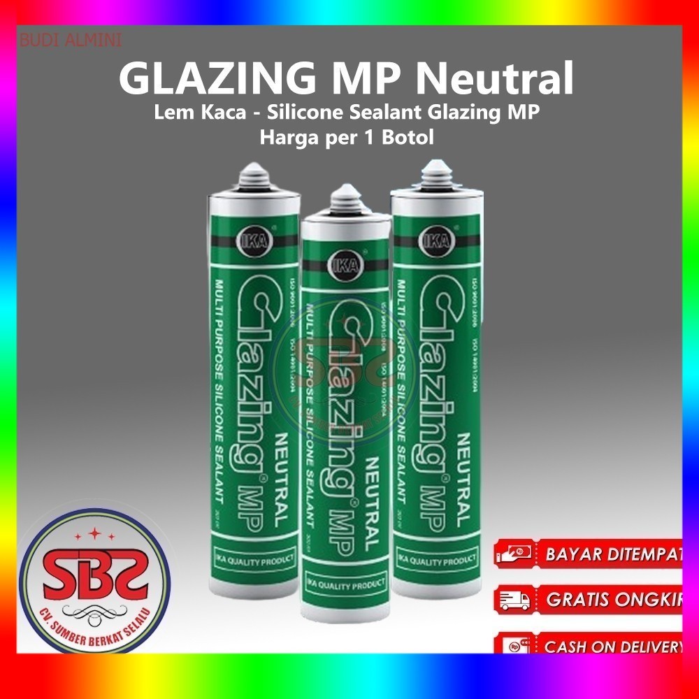 GLAZING MP NEUTRAL - Silicone Sealant GLAZING MP Netral/Lem Kaca Glazing MP