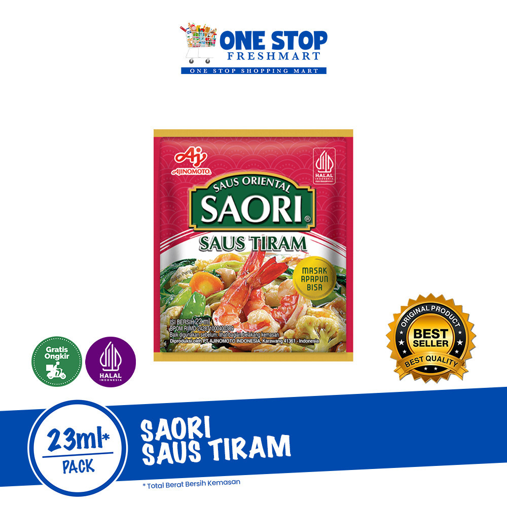 

SAORI SAUS TIRAM SACHET 23ML