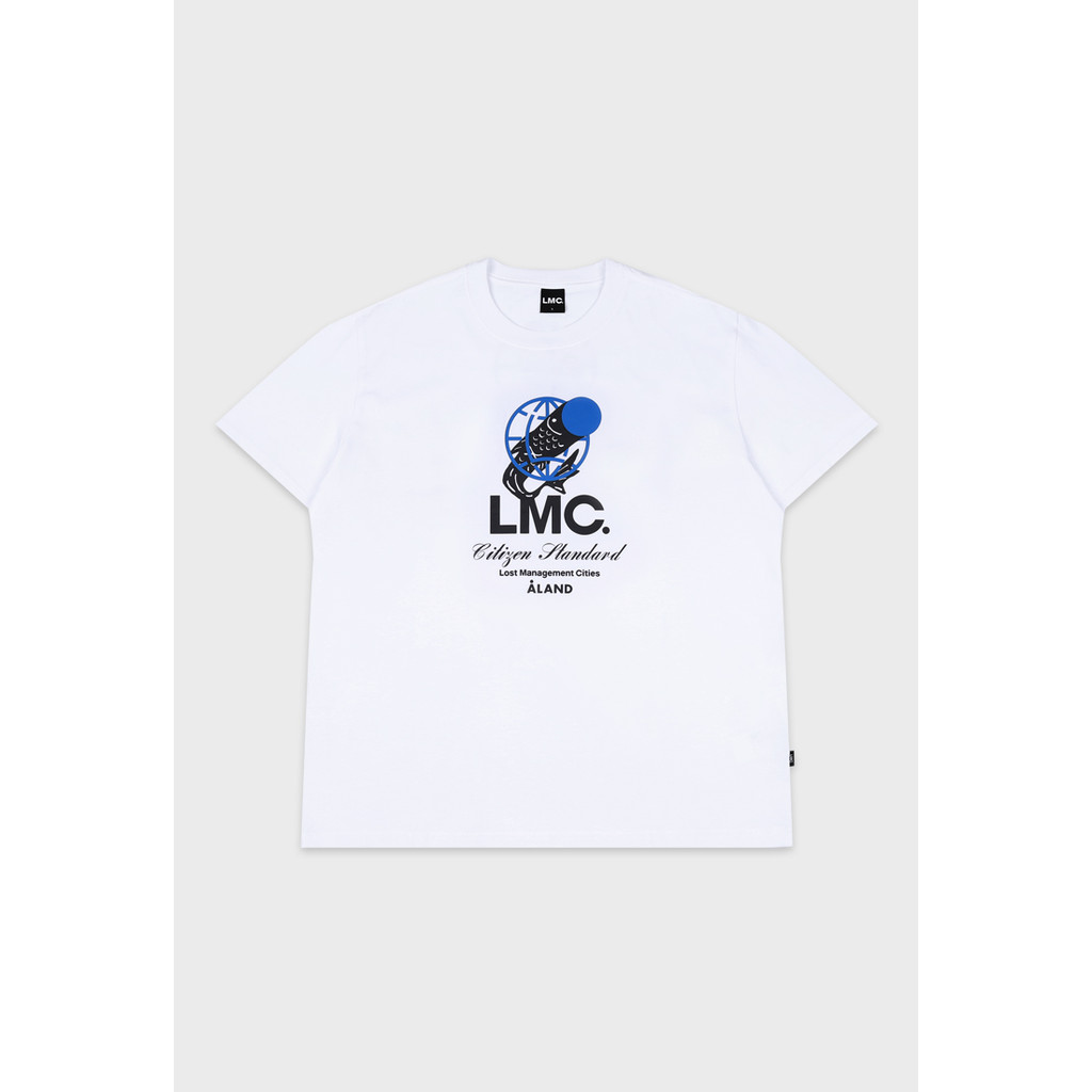 [Aland] - LMC X Aland F Globe Tee White - Kaos Putih
